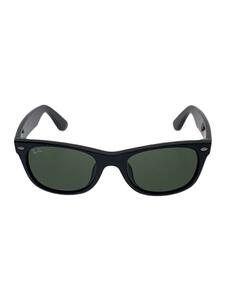 Ray-Ban◆サングラス/ウェリントン/プラスチック/BLK/BLK/メンズ/RB2132-F