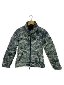 MONCLER◆ダウンジャケット/O/ナイロン/GRY/総柄/53207 112-096-45423-05