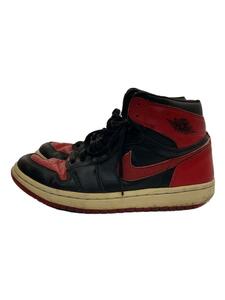 NIKE◆AIR JORDAN 1 RETRO/エアジョーダンレトロ/ブラック/136066-061/25.5cm/BLK/