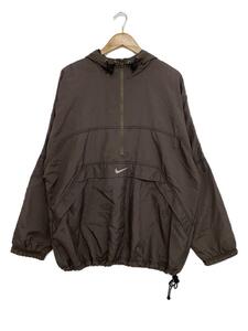 NIKE◆90s/アノラックパーカー/ジャケット/L/ナイロン/GRY/F6-01-05-PRA