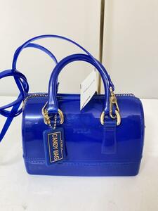 FURLA◆CANDY BAG2WAYショルダーハンドバッグ/BLU