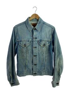 Levi’s◆Gジャン/38/-/IDG/71557/復刻/ボタン裏J02/BIGE/3rd/襟・袖破れ