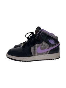 NIKE◆AIR JORDAN 1 MID SE GS_エア ジョーダン 1 MID SE GS/23cm/BLK