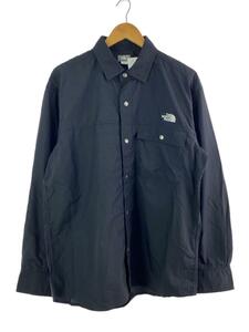 THE NORTH FACE◆ロングスリーブヌプシシャツ/XL/ナイロン/BLK/NR11961