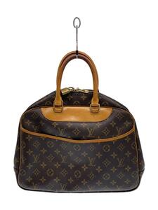 LOUIS VUITTON◆2)ボーリング・ヴァニティ(ドーヴィル)_モノグラム・キャンバス_BRW/PVC/BRW