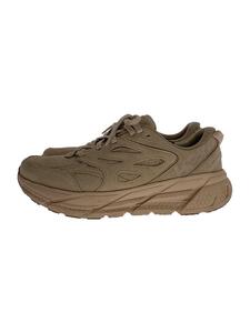 HOKA ONE ONE◆ローカットスニーカー/27cm/BEG/スウェード/1122571