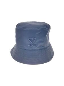 PRADA◆20AW/RE-NYLON Bucket Hat 2HC137/ナイロン バケットハット/S/ナイロン/BLK