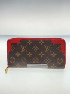 LOUIS VUITTON◆ジッピー・ウォレット・レティーロ_モノグラム・キャンバス_BRW_スリーズ/PVC/BRW/総柄/レディ