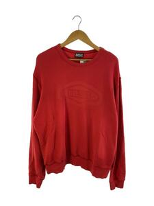 DIESEL◆スウェット/XL/コットン/RED