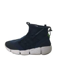 NIKE◆AIR FOOTSCAPE MID UTILITY/エアフットスケープミッドユーティリティ/ネイビー/28cm/N//