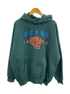 Keboz◆T2N SWEAT HOODIE/パーカー/L/コットン/GRN/プリント