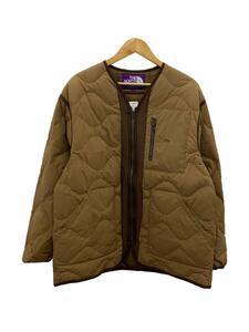 THE NORTH FACE PURPLE LABEL◆FIELD DOWN CARDIGAN/L/ナイロン/BRW/無地