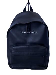 BALENCIAGA◆リュック/Everyday Backpack/レザー/BLK/509512//