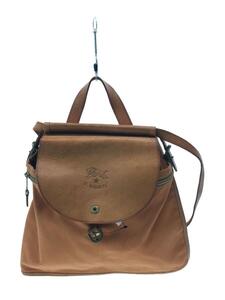 IL BISONTE* rucksack / leather /BRW/ plain //