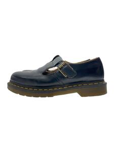 Dr.Martens◆POLLEY/ドレスシューズ/US7/BLK/レザー/WY004