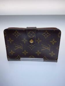 LOUIS VUITTON◆ポルト・パピエ・ジップ_モノグラム・キャンバス_BRW/PVC/BRW/レディース