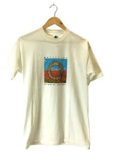 Tシャツ/L/コットン/WHT/バンドT/marillion/made in USA//