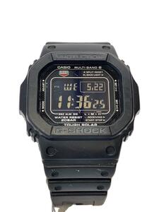 CASIO◆ソーラー腕時計_G-SHOCK/デジタル/ラバー/BLK