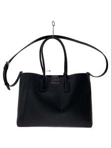 MICHAEL KORS◆トートバッグ/レザー/BLK/35S2G6KT9L