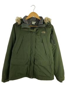 THE NORTH FACE◆ダウンジャケット/L/ナイロン/KHK/NPW61350