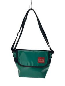 Manhattan Portage◆メッセンジャーバッグ/ショルダーバッグ/PVC/GRN/無地