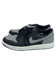 NIKE◆AIR JORDAN 1 LOW G GOLF SHADOW/ローカットスニーカー/28cm/BLK