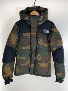 THE NORTH FACE◆ダウンジャケット/L/ナイロン/KHK/カモフラ/ND91845