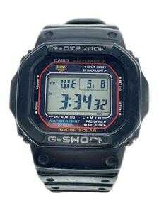 CASIO◆ソーラー腕時計/デジタル/ラバー/BLK/ブラック/GW-M5610-1JF