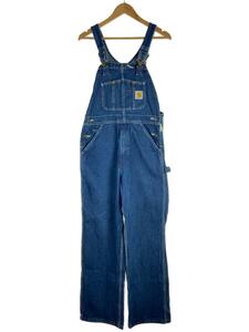 Carhartt◆Washed Denim Bib Overall/メキシコ製/オーバーオール/30/デニム/インテ/R07-DST