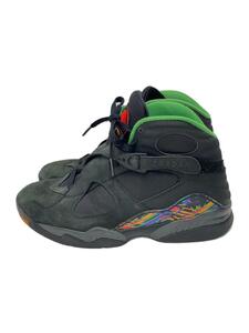 NIKE◆AIR JORDAN 8 RETRO/エアジョーダンレトロ/ブラック/305381-004/28.5cm/BLK/