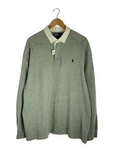 POLO RALPH LAUREN◆長袖シャツ/XXL/コットン/GRY/無地//