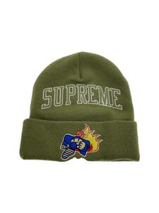 Supreme◆Duck Down Music Beanie/ニットキャップ/FREE/アクリル/GRN/メンズ