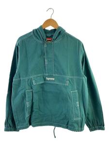 Supreme◆16AW/Contrast Stitch Twill Pullover/ジャケット/S/コットン/GRN