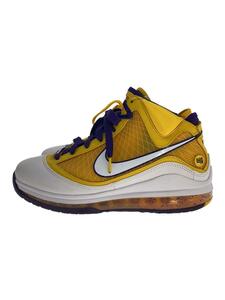 NIKE◆LEBRON 7_レブロン 7/US9/YLW/レザー