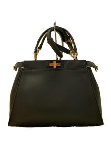 FENDI◆ピーカブー/SELLERIA/ショルダーバッグ/レザー/BLK/8bn290-3zn-159-8241//