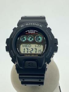 CASIO◆ソーラー腕時計・G-SHOCK/デジタル/BLK