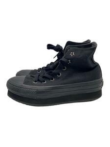 CONVERSE◆ハイカットスニーカー/-/BLK/キャンバス