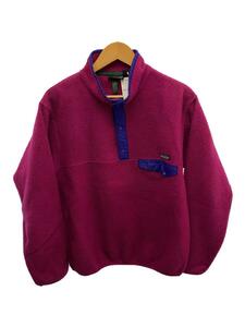 patagonia◆92年/USA製/スナップTプルオーバー/フリースジャケット/M/ポリエステル/ピンク系/25530