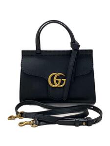 GUCCI◆ショルダーバッグ/レザー/BLK/無地/442622