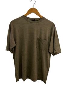 COMOLI◆22SS/ウール天竺Tシャツ/2/ウール/CML/ボーダー/V01-05007