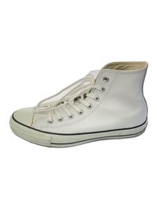 CONVERSE◆ハイカットスニーカー/25cm/ホワイト/レザー/1B907