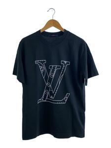 LOUIS VUITTON◆21AW/×NBA/ロゴプリントTシャツ/M/コットン/BLK/プリント/RM212M NPG HLY10W