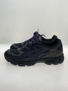 ASICS◆GEL-NYC/Black Purple/27.5cm/BLK/レザー/1201B008//