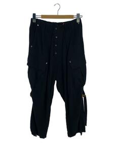 LEH◆BONDAGE CARGO PANTS/S/コットン/BLK/LEH 850