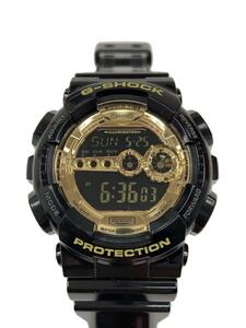 CASIO◆クォーツ腕時計・G-SHOCK/デジタル/ラバー/BLK/BLK