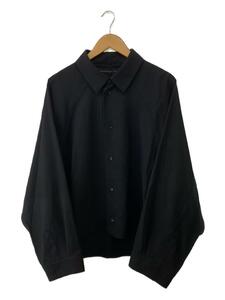 My Beautiful Landlet◆will wool raglan shirt/長袖シャツ/1/ウール/ブラック/WM06-SH202061//