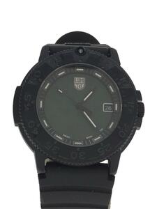 LUMINOX◆クォーツ腕時計/500本限定/自衛隊//ラバー/GRN/BLK/1gbq h-3 lx//