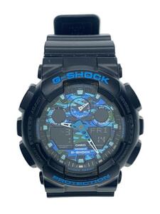 CASIO◆クォーツ腕時計・G-SHOCK/デジアナ/BLK