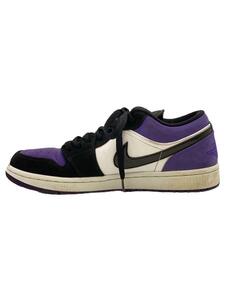 NIKE◆AIR JORDAN 1 LOW/エアジョーダンロー/ホワイト/553558-125/27cm/WHT