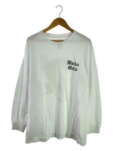 WACKO MARIA◆長袖Tシャツ/L/コットン/WHT//